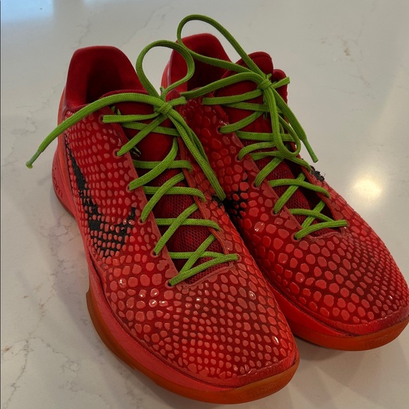 Nike Kobe 6 Protro “Reverse Grinch” used size M 12 - Picture 7 of 9